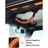 imageSavadicar 4 x Roll Bar Grab Handles Grip Handle for Jeep Wrangler CJ YJ TJ JK JKU JL JLU ampamp Gladiator JT 19552023 Interior Accessories Black ampamp RedOrange