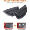 imageSavadicar DP5 Front Door Storage Pockets Without Cup Holder Side Insert Box Organizer for 20112018 Jeep Wrangler JK JKU 24 Door Interior Expansion Accessories Black 2 PCSDP4  No Cup Holder