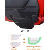 imageSavadicar DP5 Front Door Storage Pockets Without Cup Holder Side Insert Box Organizer for 20112018 Jeep Wrangler JK JKU 24 Door Interior Expansion Accessories Black 2 PCSDP4  No Cup Holder