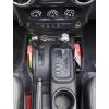 imageSavadicar GT3 JK Shifter Storage Box Gear Shift Console Side Tray Organizer for 20112018 Jeep Wrangler JK JKU Interior Accessories Reserved USB Charger Extender Slot Black