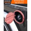 imageSavadicar Gas Cap Cover Fuel Filler Tank Door Compatible with 20182025 Jeep Wrangler JL JLU 4xe 2 and 4 Door ABS  Aluminum Alloy Structure Replacement Accessories BlackPink