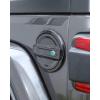imageSavadicar Gas Cap Cover Fuel Filler Tank Door Compatible with 20182025 Jeep Wrangler JL JLU 4xe 2 and 4 Door ABS  Aluminum Alloy Structure Replacement Accessories BlackCarbon Fiber
