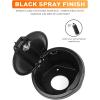 imageSavadicar Gas Cap Cover Fuel Filler Tank Door Compatible with 20182025 Jeep Wrangler JL JLU 4xe 2 and 4 Door ABS  Aluminum Alloy Structure Replacement Accessories BlackBlack