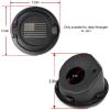 imageSavadicar Gas Cap Cover Fuel Tank Door for 20182025 Jeep Wrangler JL JLU 4xe 24 Door ABS  Aluminum Alloy Construction USA Flag Exterior Accessories BlackStandard
