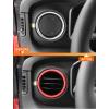 imageSavadicar HVAC Air Vent Trim Covers for 2024 Jeep Wrangler JL ampamp Gladiator JT  Upgrade Your Ride Style with 2 Pcs Aluminum Alloy Dashboard AC Vent Accents Premium Interior Accessories OrangeRed