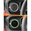 imageSavadicar HVAC Air Vent Trim Covers for 2024 Jeep Wrangler JL ampamp Gladiator JT  Upgrade Your Ride Style with 2 Pcs Aluminum Alloy Dashboard AC Vent Accents Premium Interior Accessories OrangeGreen