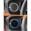 imageSavadicar HVAC Air Vent Trim Covers for 2024 Jeep Wrangler JL ampamp Gladiator JT  Upgrade Your Ride Style with 2 Pcs Aluminum Alloy Dashboard AC Vent Accents Premium Interior Accessories OrangeBlue