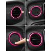imageSavadicar HVAC Air Vent Trim Covers for 2024 Jeep Wrangler JL ampamp Gladiator JT  Upgrade Your Ride Style with 2 Pcs Aluminum Alloy Dashboard AC Vent Accents Premium Interior Accessories OrangePink