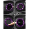 imageSavadicar HVAC Air Vent Trim Covers for 2024 Jeep Wrangler JL ampamp Gladiator JT  Upgrade Your Ride Style with 2 Pcs Aluminum Alloy Dashboard AC Vent Accents Premium Interior Accessories OrangePurple