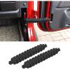 imageSavadicar Door Limiting Straps for Jeep Wrangler YJ TJ JK JL 4xe ampamp Gladiator JT 19872025 HeavyDuty Swing Check Strap 24Door Interior Accessories BlackBlack