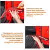 imageSavadicar Door Limiting Straps Swing Check Limiter for 20072018 Jeep Wrangler JK JKU 24 Door With Wire Protecting Harness Interior Accessories Red