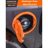 imageSavadicar Locking Gas Cap Cover Fuel Tank Door with Lock Compatible with 2018Present Jeep Wrangler JL JLU 4XE ABS  Aluminum Alloy Construction Exterior Accessories BlackOrange