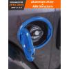 imageSavadicar Locking Gas Cap Cover Fuel Tank Door with Lock Compatible with 2018Present Jeep Wrangler JL JLU 4XE ABS  Aluminum Alloy Construction Exterior Accessories BlackBlue