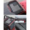 imageSavadicar Mesh Shade Top Roof Sunshade Cover for 20072018 Jeep Wrangler JK JKU UV Protection ampamp Heat Reduction for Enhanced Comfort on The Road Durable Polyester American Flag BlackAmerican Flag
