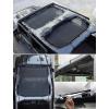imageSavadicar Mesh Shade Top Roof Sunshade Cover for 20182023 Jeep Wrangler JL JLU 4XE 4 Door UV Protection ampamp Heat Reduction for Enhanced Comfort on The Road Durable Polyester American Flag BlackNo Pattern