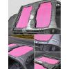 imageSavadicar Sunshade Top Mesh Sun Shade Cover UV Bikini Screen Blocker Compatible with 20182023 Jeep Wrangler JL JLU 4XE 4 Door Front and Rear 2 Piece BlackPink