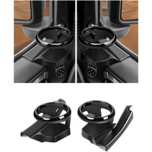 imageSavadicar Door Cup Holder Compatible with 2018Present Jeep Wrangler JL 4XE ampamp Gladiator JT Supports Cup ampamp Bottles Up to 30 oz Size Extension Accessories for Jeep Door 2 PCsWrangler  Gladiator 2018Present