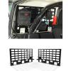 imageSavadicar Rear Window Side Storage Racks Back Cargo Metal Carrier MOLLE Panel Organizer for 2018 2019 2020 2021 2022 2023Current Jeep Wrangler JLU 4 Door Internal Expansion Accessories Black