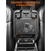 imageSavadicar OneTouch Hidden Storage Organizer Compatible with 20072010 Jeep Wrangler JK JKU Center Console Concealed Box for Secret Extra Space Interior Armrest Accessories BlackWrangler  Gladiator 2018Present