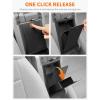 imageSavadicar OneTouch Hidden Storage Organizer Compatible with 20072010 Jeep Wrangler JK JKU Center Console Concealed Box for Secret Extra Space Interior Armrest Accessories BlackWrangler JK 20072010