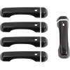 imageSavadicar 5Piece Red Door Handle Cover Trim Set for Jeep Wrangler JL JLU 4xe ampamp Gladiator JT 2018Present  Exterior Handle Cap Accent AccessoriesCarbon Fiber