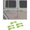 imageSavadicar 5Piece Red Door Handle Cover Trim Set for Jeep Wrangler JL JLU 4xe ampamp Gladiator JT 2018Present  Exterior Handle Cap Accent AccessoriesGreen