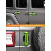 imageSavadicar 5Piece Red Door Handle Cover Trim Set for Jeep Wrangler JL JLU 4xe ampamp Gladiator JT 2018Present  Exterior Handle Cap Accent AccessoriesGreen