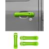imageSavadicar 5Piece Red Door Handle Cover Trim Set for Jeep Wrangler JL JLU 4xe ampamp Gladiator JT 2018Present  Exterior Handle Cap Accent AccessoriesGreen