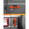 imageSavadicar 5Piece Red Door Handle Cover Trim Set for Jeep Wrangler JL JLU 4xe ampamp Gladiator JT 2018Present  Exterior Handle Cap Accent AccessoriesOrange