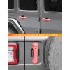 imageSavadicar 5Piece Red Door Handle Cover Trim Set for Jeep Wrangler JL JLU 4xe ampamp Gladiator JT 2018Present  Exterior Handle Cap Accent AccessoriesPink