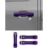 imageSavadicar 5Piece Red Door Handle Cover Trim Set for Jeep Wrangler JL JLU 4xe ampamp Gladiator JT 2018Present  Exterior Handle Cap Accent AccessoriesPurple