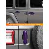imageSavadicar 5Piece Red Door Handle Cover Trim Set for Jeep Wrangler JL JLU 4xe ampamp Gladiator JT 2018Present  Exterior Handle Cap Accent AccessoriesPurple
