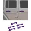 imageSavadicar 5Piece Red Door Handle Cover Trim Set for Jeep Wrangler JL JLU 4xe ampamp Gladiator JT 2018Present  Exterior Handle Cap Accent AccessoriesPurple