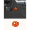 imageSavadicar Purple Antenna Base Cover for Jeep Wrangler JK JL 4xe ampamp Gladiator JT 20072023  Stylish Exterior Trim Accent Quick Upgrade AccessoryOrange