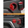 imageSavadicar Pink Fuel Door Trim for Jeep Wrangler JL JLU 4xe ampamp Gladiator JT 2018Present  Exterior Gas Cap Accent Styling Cover AccessoryRed