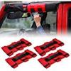 imageSavadicar 4X Roll Bar Grab Handles Grip Handle Compatible with 19552023 Jeep Wrangler YJ CJ TJ JK JKU JL JLU ampamp Gladiator JT Sports Sahara Freedom Rubicon X ampamp Unlimited Interior Accessories Red