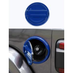 imageSavadicar Pink Fuel Door Trim for Jeep Wrangler JL JLU 4xe ampamp Gladiator JT 2018Present  Exterior Gas Cap Accent Styling Cover AccessoryBlue