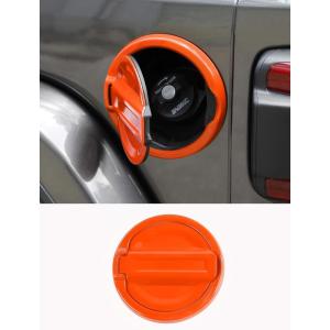 imageSavadicar Pink Fuel Door Trim for Jeep Wrangler JL JLU 4xe ampamp Gladiator JT 2018Present  Exterior Gas Cap Accent Styling Cover AccessoryOrange