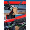 imageSavadicar 2 Pack Roll Bar Grab Handles for 20182024 Jeep Wrangler JL JLU 4XE ampamp Gladiator JT Roof Top Paracord Handle for Secure Grip Essential Interior Accessories BlackGreen