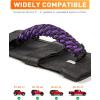 imageSavadicar 2 x Roll Bar Grab Handles Circular Weave Grip Handle Compatible with 19552023 Jeep Wrangler CJ YJ TJ JK JKU JL JLU ampamp Gladiator JT Interior Accessories Black 2PCsPurple