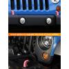 imageSavadicar 2Piece Texture Pink Front Bumper Tow Hook Cover for Jeep Wrangler JK JL 4xe ampamp Gladiator JT 2007Present  Exterior Styling Upgrade AccessoriesPink