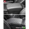 imageSavadicar Center Console Cover Compatible with 20182025 Jeep Wrangler JL 4XE ampamp Gladiator JT Faux Leather Armrest Protector Pad for Enhanced Protection and Comfort interior Accessories Carbon FiberCarbon Fiber