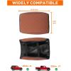 imageSavadicar Center Console Cover Compatible with 20182025 Jeep Wrangler JL 4XE ampamp Gladiator JT Faux Leather Armrest Protector Pad for Enhanced Protection and Comfort interior Accessories Carbon FiberBrown