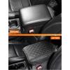 imageSavadicar Center Console Cover Compatible with 20182025 Jeep Wrangler JL 4XE ampamp Gladiator JT Faux Leather Armrest Protector Pad for Enhanced Protection and Comfort interior Accessories Carbon FiberBlack