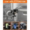 imageSavadicar JK MultiFunction Drink Cup Phone Holder 3 in 1 Bolton Stand Bracket Organizer Cell Phone Mount Compatible with 20112018 Jeep Wrangler JK JKU 2 ampamp 4 Door Interior Accessories Black