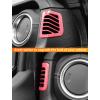 imageSavadicar Red Carbon Fiber Interior Accessories  Dashboard Side Air Vent Trim Cover for 20182023 Jeep Wrangler JL JLU 4XE ampamp Gladiator JT  Premium Texture Interior Decor Upgrade Option 2PiecePink
