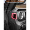 imageSavadicar Red Carbon Fiber Interior Accessories  Dashboard Side Air Vent Trim Cover for 20182023 Jeep Wrangler JL JLU 4XE ampamp Gladiator JT  Premium Texture Interior Decor Upgrade Option 2PiecePink