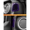 imageSavadicar Red Carbon Fiber Interior Accessories  Dashboard Side Air Vent Trim Cover for 20182023 Jeep Wrangler JL JLU 4XE ampamp Gladiator JT  Premium Texture Interior Decor Upgrade Option 2PiecePurple