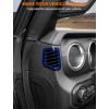 imageSavadicar Red Carbon Fiber Interior Accessories  Dashboard Side Air Vent Trim Cover for 20182023 Jeep Wrangler JL JLU 4XE ampamp Gladiator JT  Premium Texture Interior Decor Upgrade Option 2PieceBlue