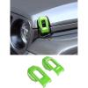 imageSavadicar 2Piece Orange Hood Latch Trim Cover for Jeep Wrangler JL JLU 4xe ampamp Gladiator JT 2018Present  Exterior Decorative Upgrade AccessoriesGreen